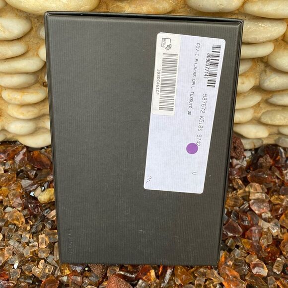 Gucci Authentic Brown Logo iPhone X/XSCase Cover w/Logo Charm. New in Box (NIB) - Picture 7 of 7